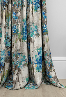 Camden, Blue - Made to Measure Curtains